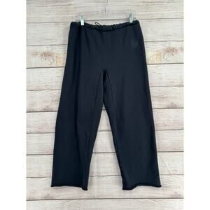 Kanye West Vultures Rough Hem Sweatpants Mens Medium Black Drawstring